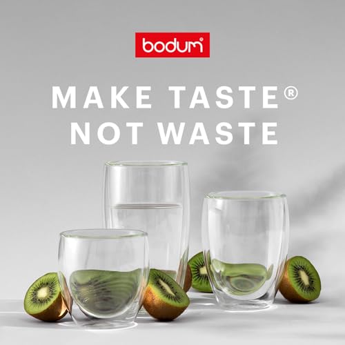 BODUM PAVINA Double-Walled Glasses, 350ml, Set of 2, Insulates Hot or Cold Drinks, Double-Walled, Heat-Resistant, Microwave, Oven, Dishwasher, and Fre