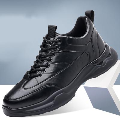 2024 Autumn New Shoes for Men Genuine Leather Casual Shoes Fashion Leisure Sport Flat Shoes Winter Cow Leather Plush Boots