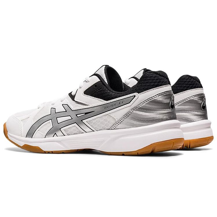 Asics River Cs Comfortable Low-Top Running Shoes Men Sneakers White Black 1073A030-102