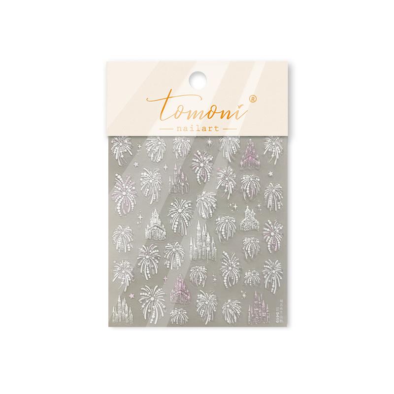 

Don t Miss The Gold-plated Nail Stickers. The New Chinese-style Nail Stickers Feature Dazzling,dreamy Pearl Fireworks Ornaments.