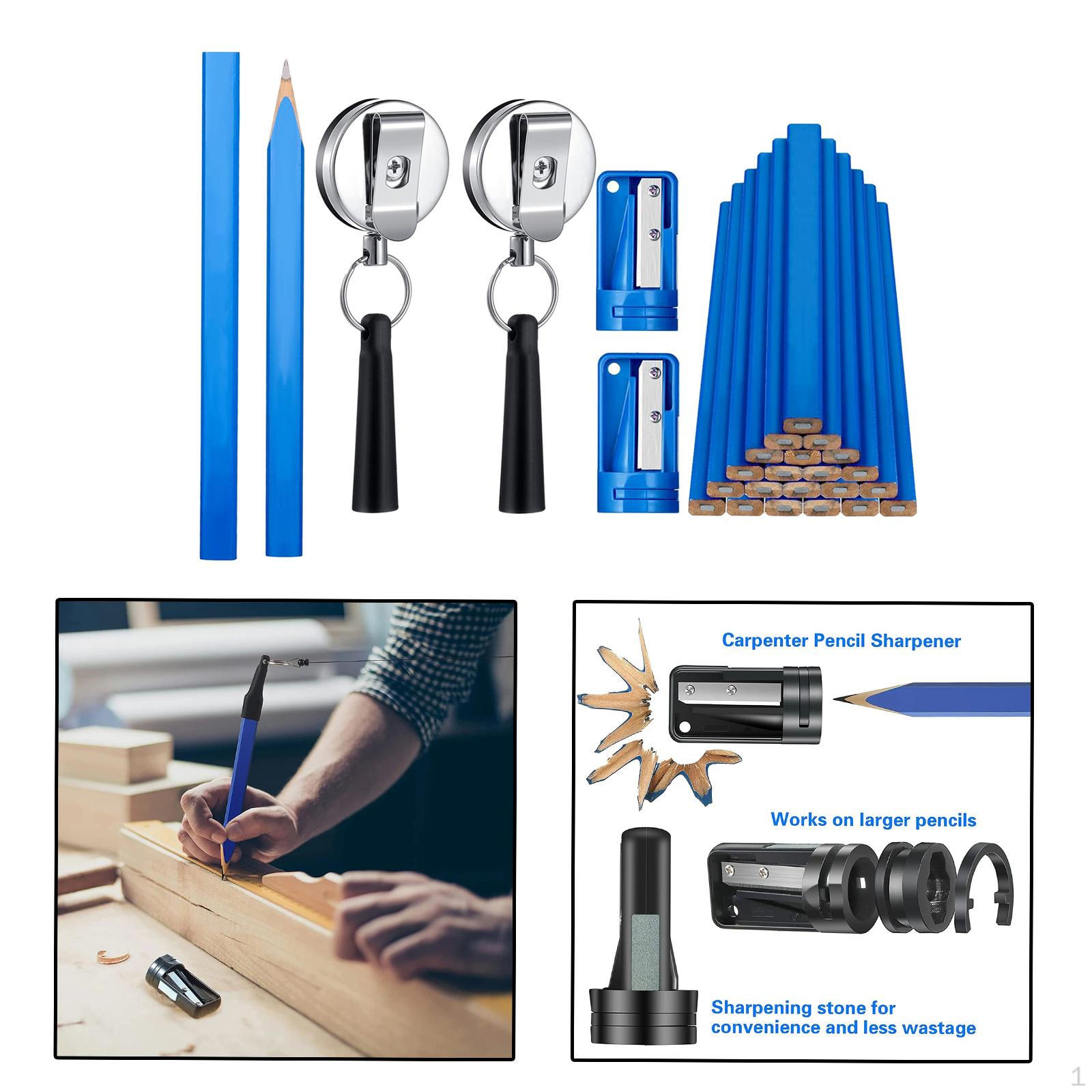 

Набор ручек для разметки деревообработки, 7 дюймов, плоские для столярных мастерских и архитекторов