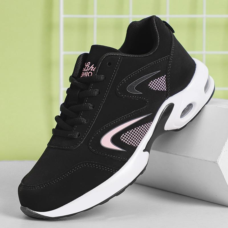 Large Size Casual Air Cushion Sports Walking Shoes Elderly Shoes Soft Sole Autumn Mother Sports Shoes Women'S Running Shoes