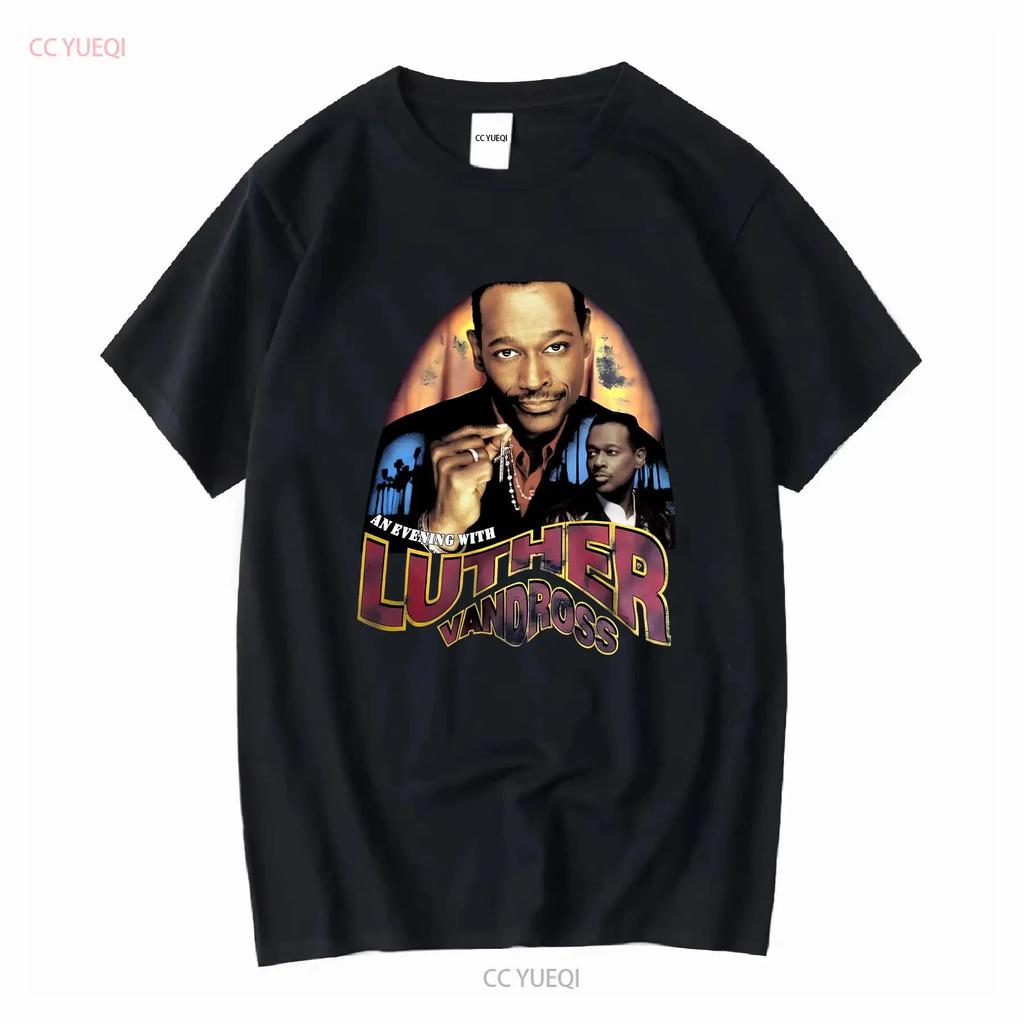 Luther Vandross Bootleg Rap T Shirt Vintage Washed Soft Casual Top For Everyday Wear Stylish Versatile Breathable Graphic