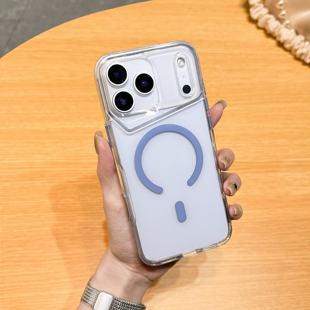 Applicable To Apple 11Promax Mobile Phone Case Armor Small Waist Magnetic Suction iPhone11 High Transparency Anti-drop 11 Protective Case