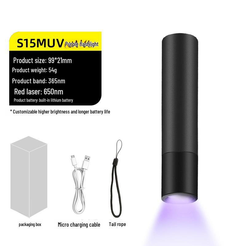 Wood's UV Lamp: Cat Moss Nail Art Curing, Banknote Detection, Night Light with Ultraviolet ID, Scorpion Light.