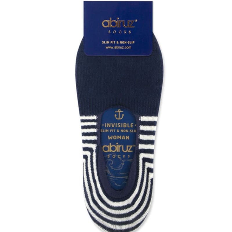 Abiruz Fake Socks Women's GK-11 Navy & White
