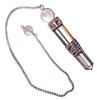 Rock Quartz Dowsing Pendulum with Chain