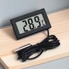 Digitales Kühlschrankthermometer mit Sonde - Eingebettetes elektronisches Temperaturmessgerät für Küchenkühlschrank Gefrierschrank Wasser