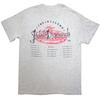 T-shirt Unisex Adulto The Killers Tour '24 Stampa Posteriore Ruota della Fortuna