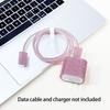Sparkling Rhinestones Charging Protectors Set With TPU Cover And Cable Clip For 20W 18W Fast Charging Accessories