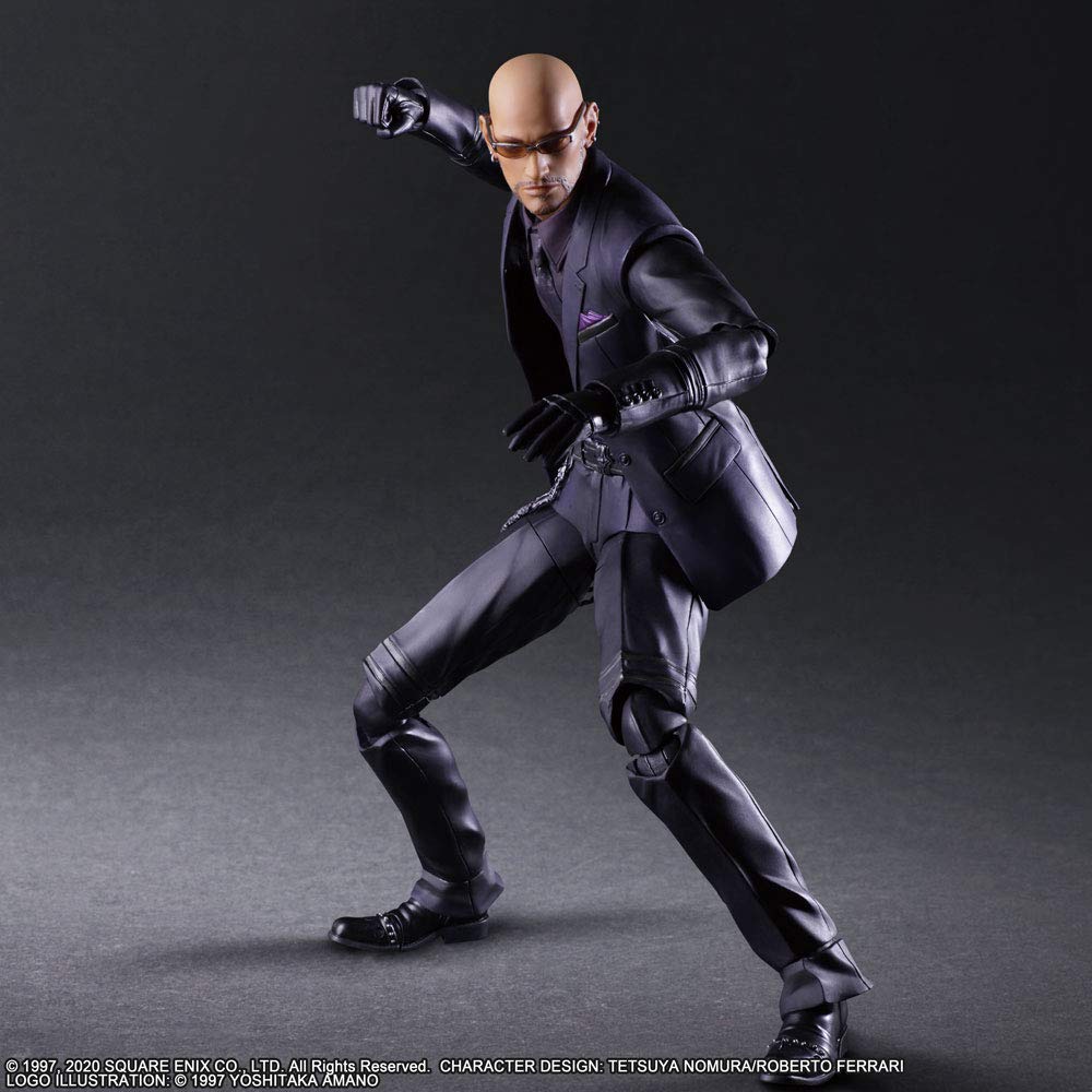 Final Fantasy VII Remake PLAY ARTS Kai Rude PVC Painted Action Figure