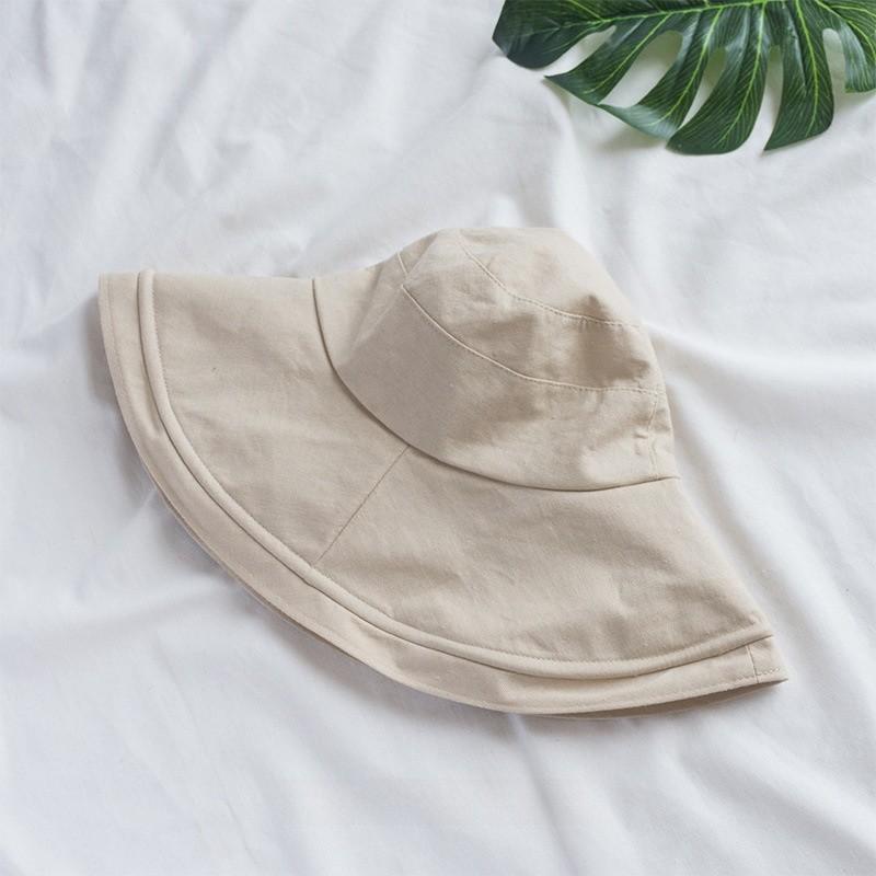 Foldable Casual Sun Hat For Women With Large Brim And Breathable Material For Travel And Outdoor