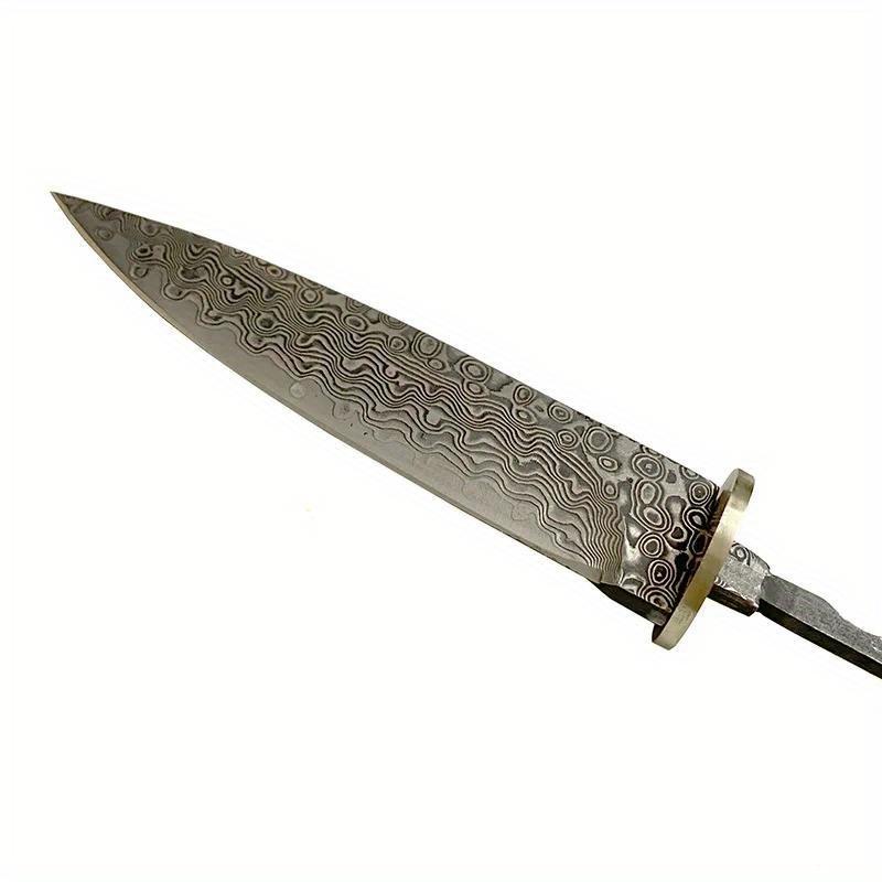 Damascus Steel DIY Billets Semi-finished Knife Tools Accessories Blade Fruit Knife Blanks Tool Parts Household DIY Billets Handmade