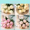 Silk Rose Flower Wedding Decoration With Faux Bloom For Home And Event Use