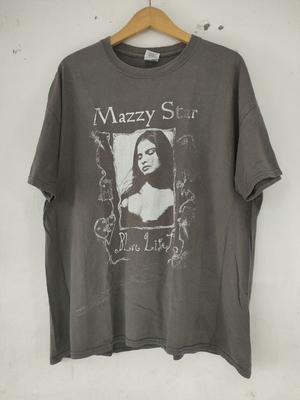 MAZZY STAR Rock Band Tee Vtg Charcoal Short Sleeve T-shirt QT856