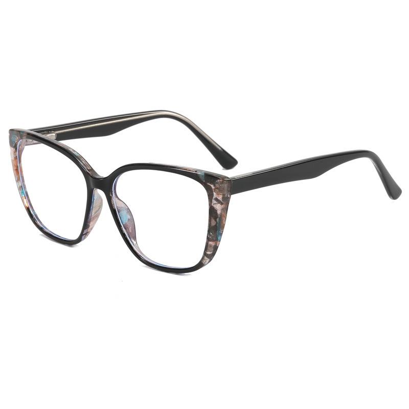 High-End TR90 Cat-Eye Glasses with Anti-Blue Light Lenses for Women - European & American Style