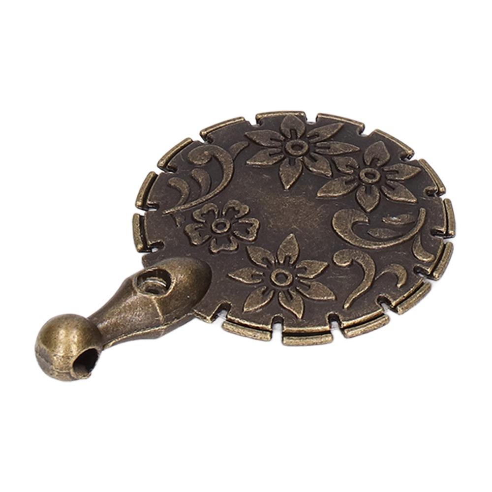2pcs Metal Material Yarn Cutter Pendant Round Shape Quick Cutting Thread Cutter Pendant Safe Design Portable Size