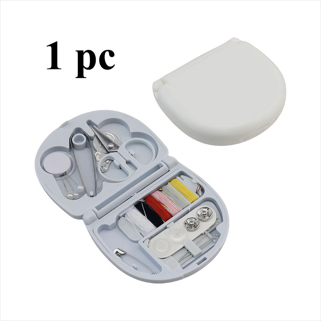 Nordic Style Mini Sewing Box Portable Small Sewing Kit Multi Functional Sewing Tools Combination Set Home Travel Sewing Supplies
