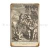 Don Quixote Frees The Galley Slaves Metal Plaque Mural Pub Wall Cave Iron Wall Plaque Tin Sign Poster