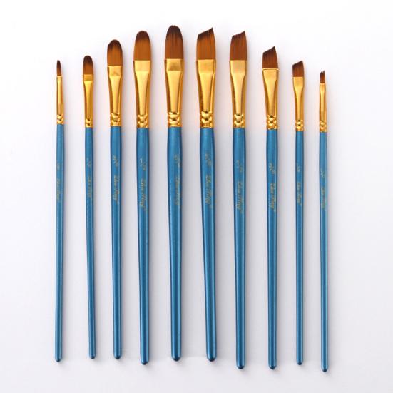 5Pcs Professional Artist Nylon Paint Brush for Acrylic Watercolor Oil Painting