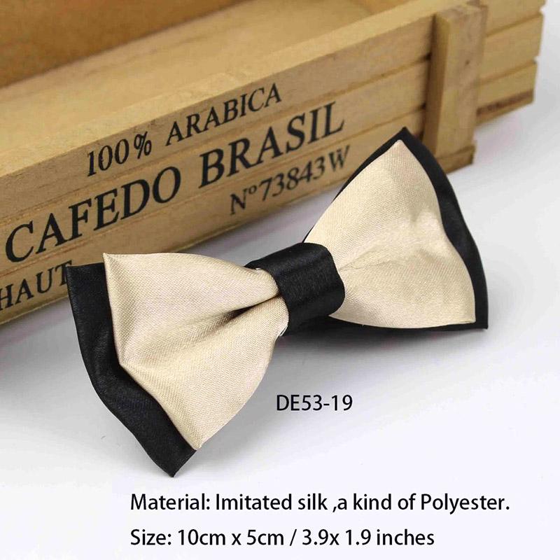 Classic Children's Bow Tie Baby Boy's Girl Fashion Solid Color Adjustable Bow Tie Children's Two-tone Pet Dog and Cat Bow Tie