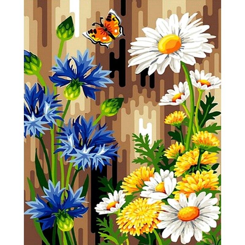 

5D DIY Алмазная картина Свежий цветок Алмазная вышивка Цветочная сцена Вышивка крестом Полный круглый дрель Домашний декор Ручной подарок Full Round 15x20CM