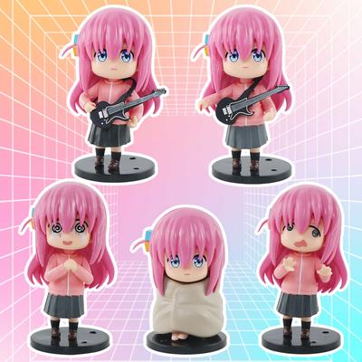 5 Stück/Set BOCCHI THE ROCK! Gotoh Hitori Süße Anime Actionfigur Spielzeug 8-10CM