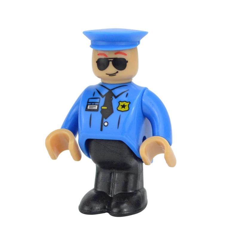 Tutti i Tipi di Personaggi Bambolotti Uomini Piccoli Accessori Ferrovia in Legno Famiglia Lavoratore Polizia Medico Figure Adatto Per Biro Giocattoli in Legno