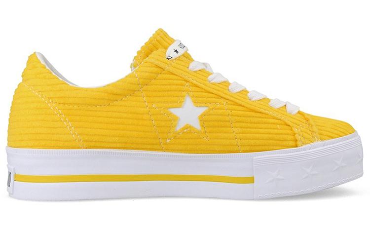 Women's Sneakers Converse One Star Platform Ox MadeMe Vibrant Yellow (Women's) Vibrant Yellow/White