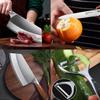 WXCOO Professional Japanese Knife Kitchen Knife for Cooking Ergonomic Handle 7Inch Fruit Cutter Santoku Knives Kitchen Supplies