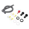 12pcs Rain Butt Diverter Kit with Adjustable Valve 1.25 Inch Hose Water Butt Connector Pipe Link Kit