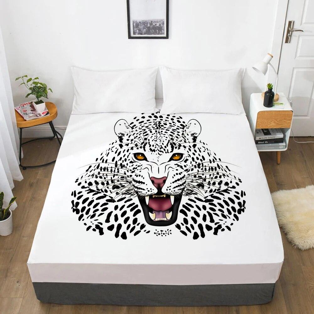 Customize Fitted Sheets Mattress Cover With Elastic Band 3D Bedsheet Linens 150x200 200x220 Bed Sheet Bedding Bohemia Indian