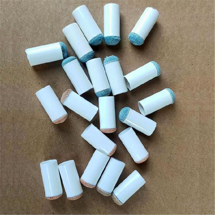 10Pcs Slip on Pool Cue Tips Pool Cue Tip Covers Billiard Cue Tips Replacement Protectors for Snooker and Pool Cues