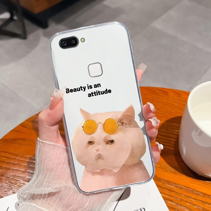 For Vivo X20 Plus X30 X60 X70 X80 Pro X50 Lite Phone Case Cute Panda Pattern Transparent Silicone Dustproof Protective Soft Back Cover For Vivo Casing