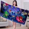 Cartoon PJ M-Masks Microfiber Printed Beach Towel Mountain Climbing Yoga Beach Swimming Running Absorbent Soft Towel
