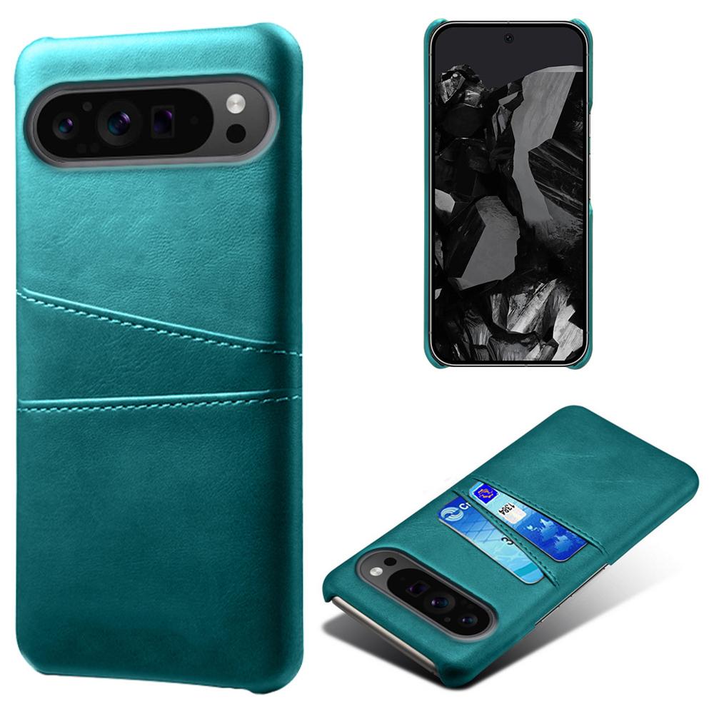 For Google Pixel 9 Pro XL Shockproof Case Hard PC Card Holder Back Phone Cover