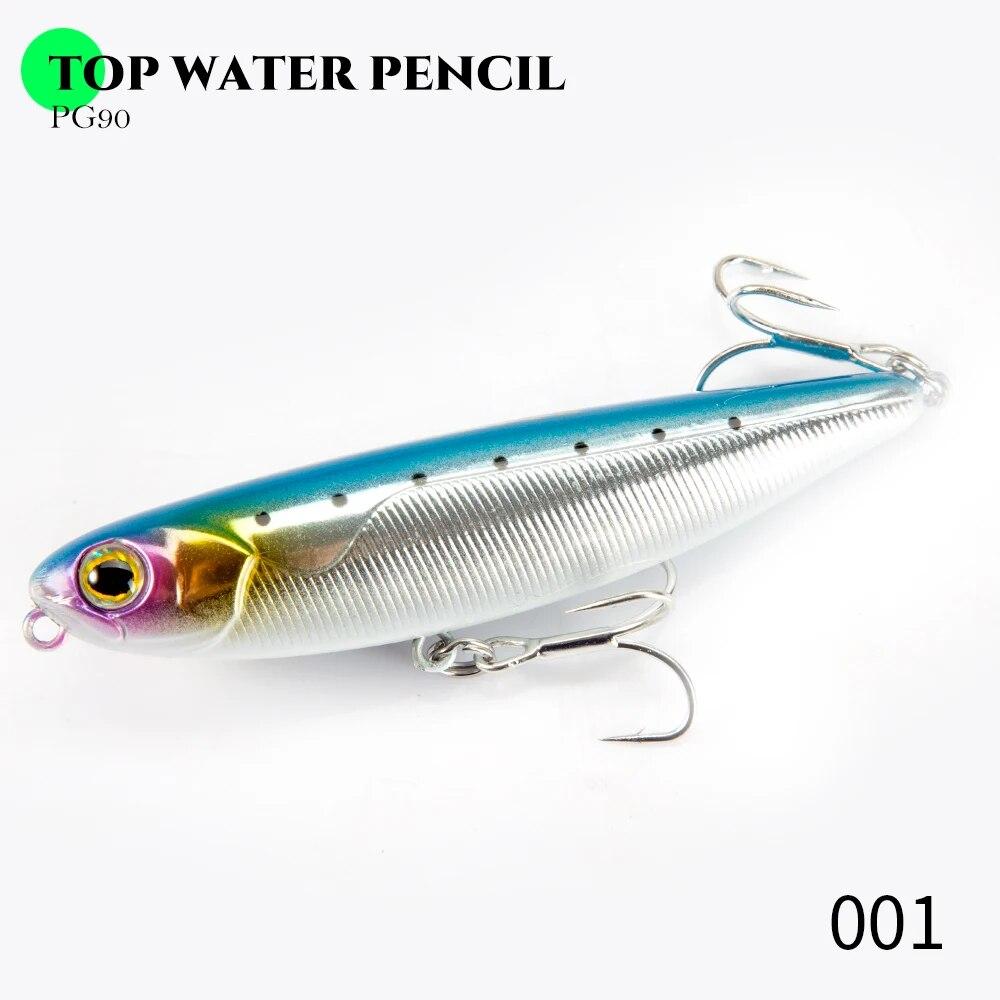 

Рыболовная приманка-карандаш Hunthouse Topwater 60/90/100 мм 6,4/12,4/18,8 г Поверхностная плавающая приманка Верхняя водная приманка для кормушки для сибаса и щуки 100mm