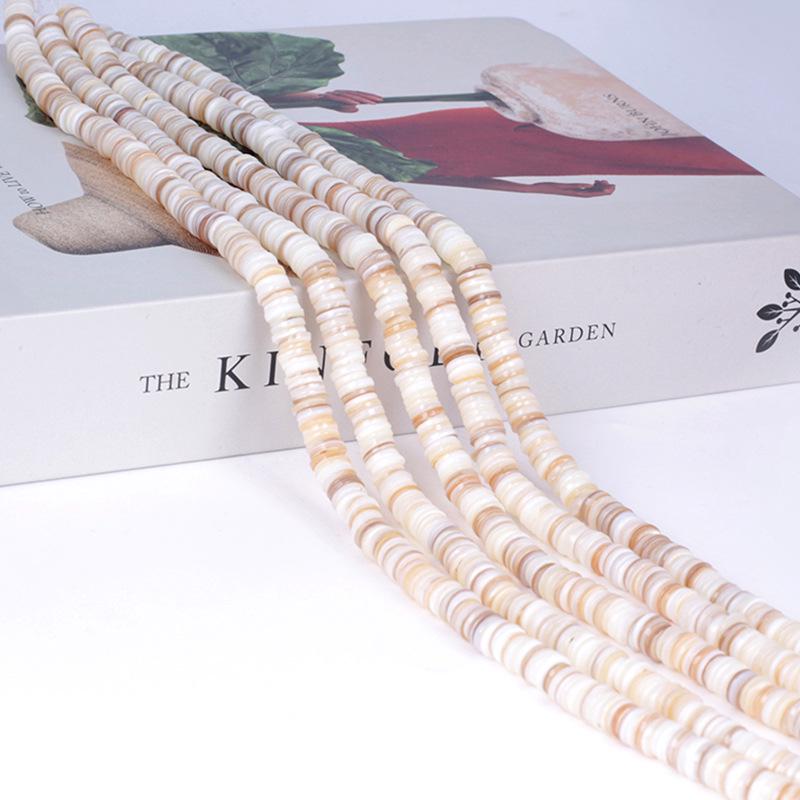 Natural Dyed Irregular Shell Beads for DIY Necklace Accessories