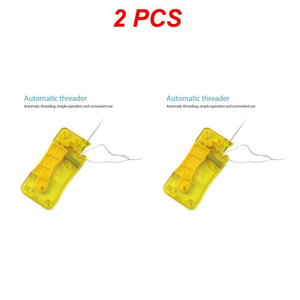 10Pcs Automatic Needle Threader DIY Tool Home Hand Sewing Machine Device Thread Auto Needle Cross Stitch Sewing Accessories