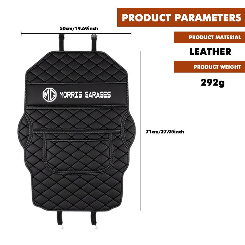 Car Seat Back Children Anti Kick Mat Protector Storage Bag o Pad For MG ZS GS 3 5 6 7 Gundam 350 Parts TF hector HS