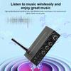 T500 DAC Bluetooth 5.4 Audio Receiver Digital To Analog Converter 3.5mm AUX RCA Coaxial USB U-Disk Karaoke Stereo Wireless Adapter