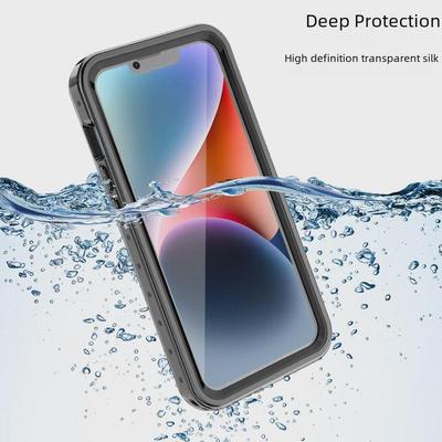 Αδιάβροχη Θήκη Κατάδυσης για iPhone 14 Pro Max - Διαφανής, Προστατευτική, Αντικραδασμική Κάλυψη