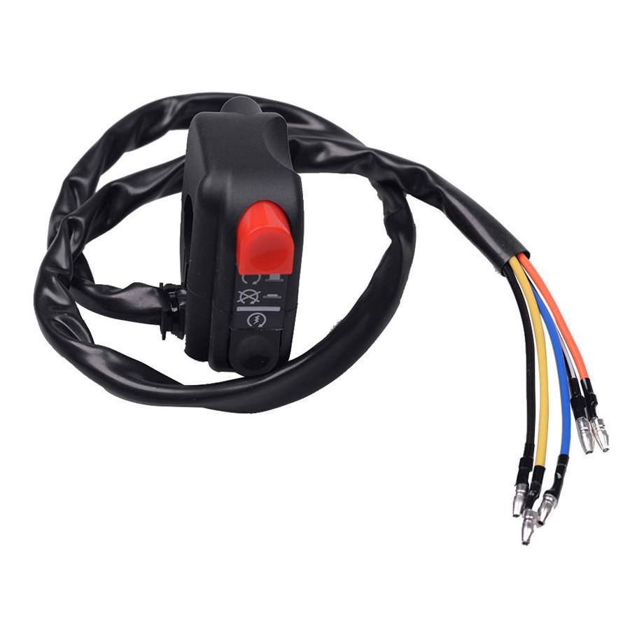 

2X 12V 7/8 22mm Motorcycle ATV Bike Handbar Hand Bar Control Switch Right/Left
