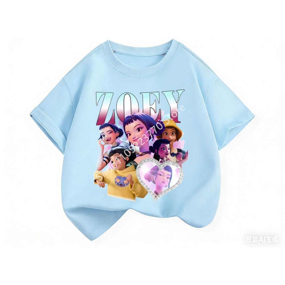 2026 Toddler Girl Clothes Kpop Demon Hunt Ers Cartoon Tee Shirt Funny Gift for Fans Harajuku Cool Kids T-shirts Summer Tops