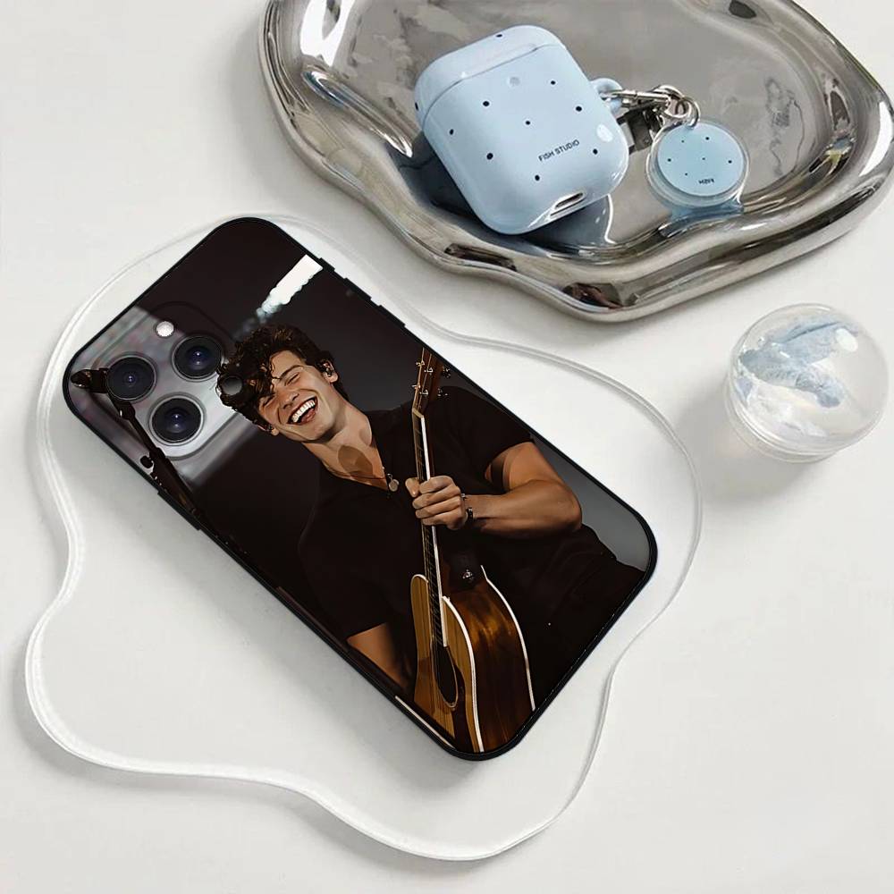 Shawn Mendes Singer Phone Case Phone Case For Iphone 17 16 15 11 13 14 Pro Max X Xr Xs Max 12mini Black Shell Cover Case