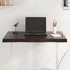 Vidaxl Tabletop, Dark Brown 80X60X(2-4) Cm Wood With Natural Edge