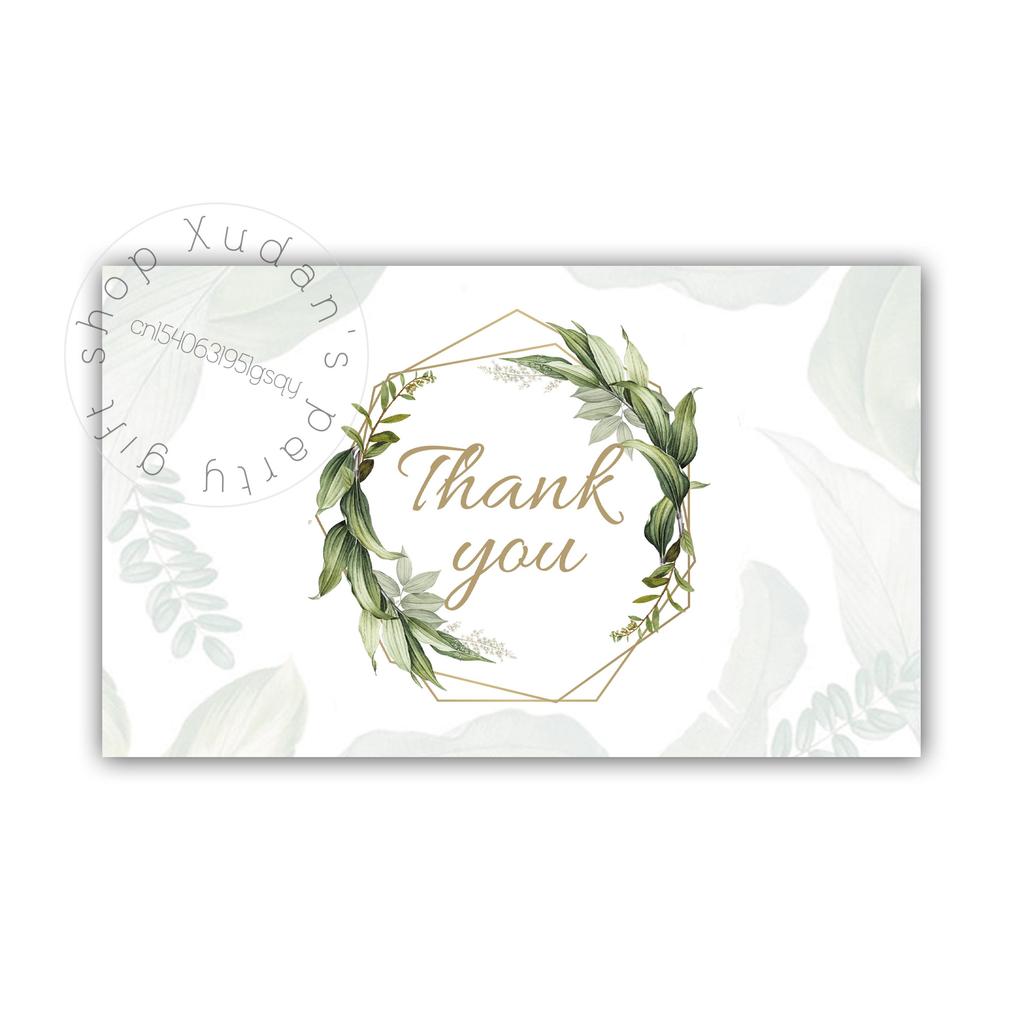 30pcs Thank You for Supporting My Small Business Card Thanks Greeting Card Appreciation Cardstock for Sellers Gift Merci Card