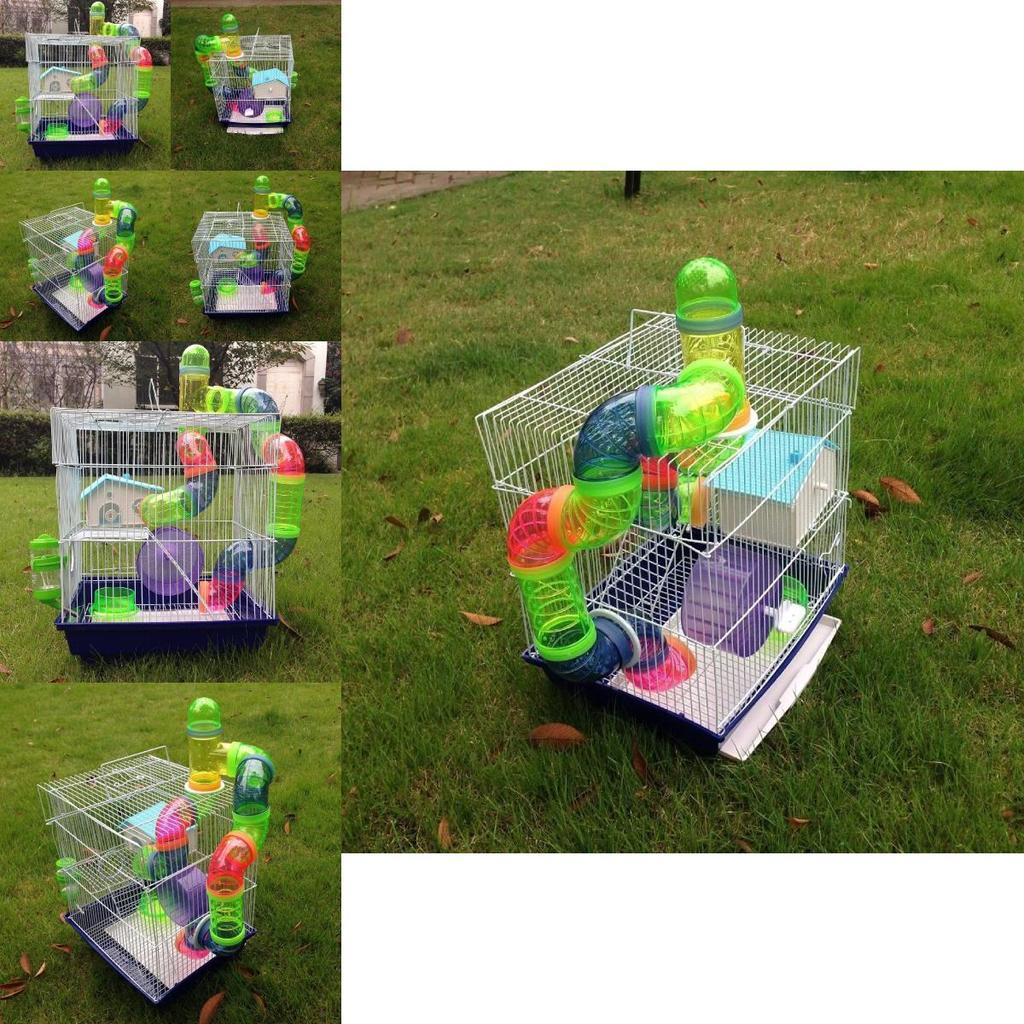 Bird Cage For Small Birds With Metal Construction And Luxurious Villa Design For Home Use