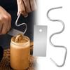 1set Stainless Steel Peanut Butter Mixer Food Grade Material Butter Sauce Mixer Kitchen Gadgets Household Manual Mixing Tools