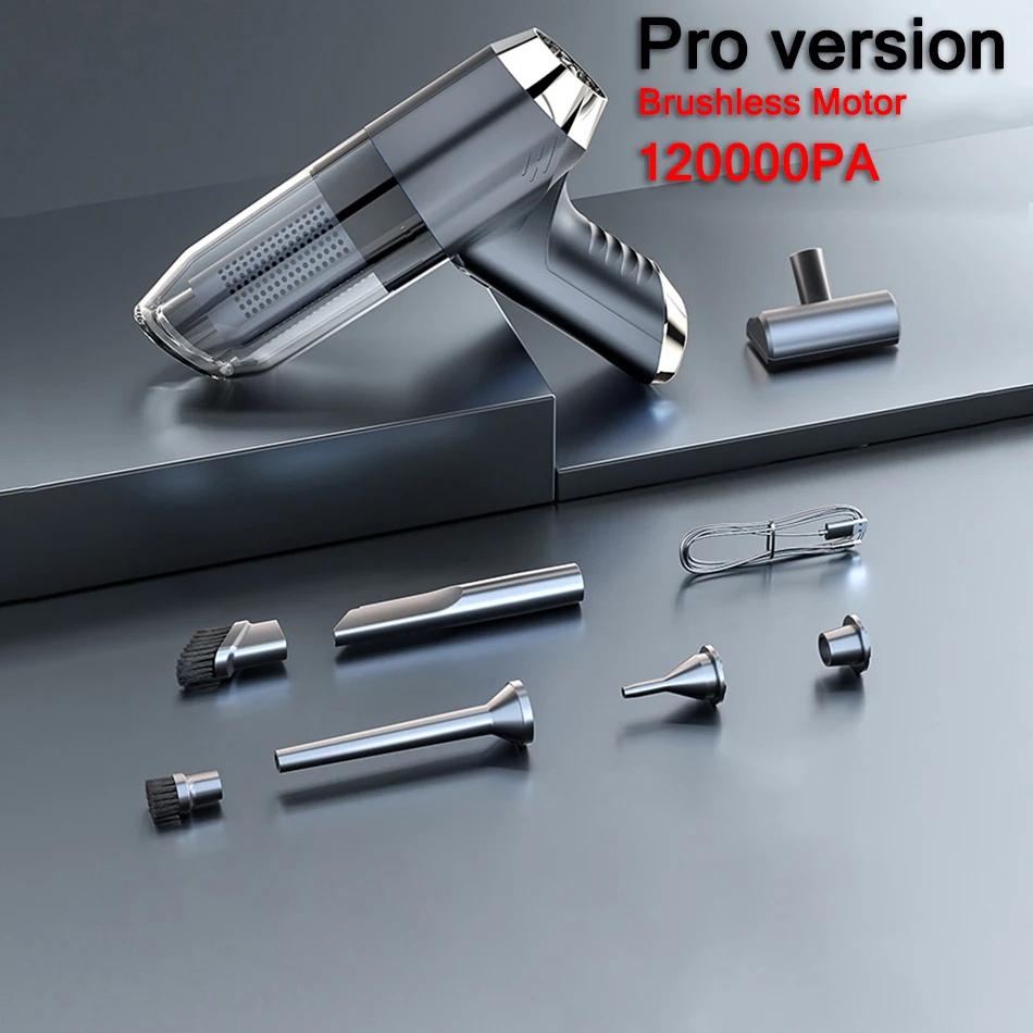 

Новый 120000Pa бесщеточный 3IN1 беспроводной автомобильный пылесос ручной мини портативный беспроводной пылесос для автомобиля домашний настольный очистка домашних животных серый